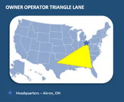 Owner Operator OH/TX/FL Triangle Lane